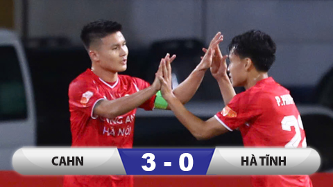  Kết quả CAHN 3–0 Hà Tĩnh: CAHN tiếp tục bất bại ở V.League mùa này